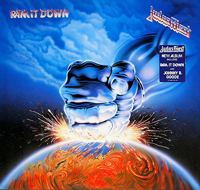 JUDAS PRIEST - Ram it Down album front cover vinyl record